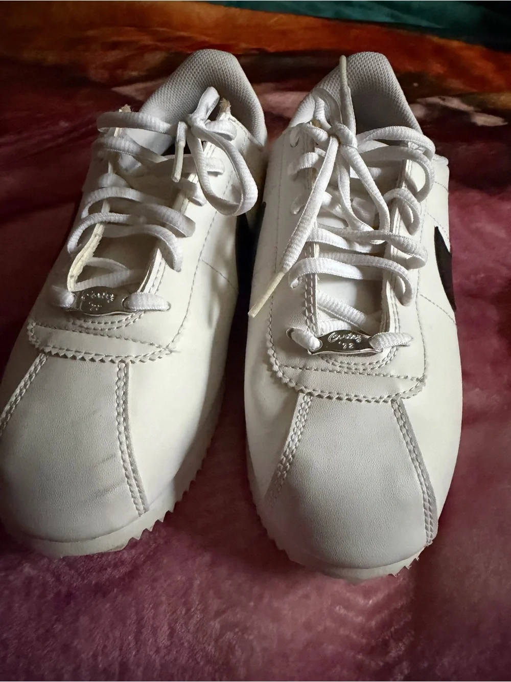 Nike White Low-Top Cortez